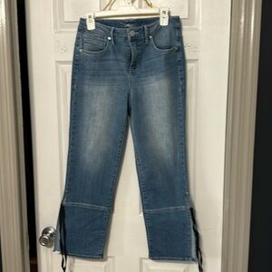Seven Jeans HIGH RISE STOVEPIPE STRAIGHT JEAN WITH KARMA WASH